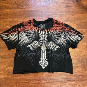 Affliction Crop Top